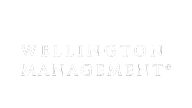 Wellington Management logo in white text on a light background.